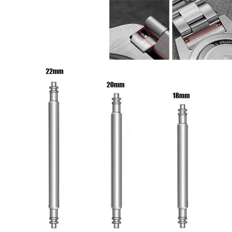 10 perni a molla con diametro di 1,5/1,8 mm per cinturini di orologi da 18/20/22 mm. - Image 3