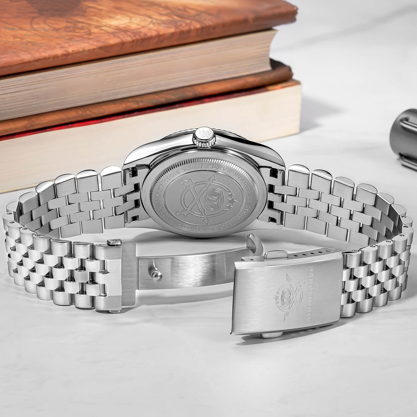 ★Saldi Anniversario★ADDIESDIVE 36mm DJ Homage Orologio da uomo AD2073 - Image 12