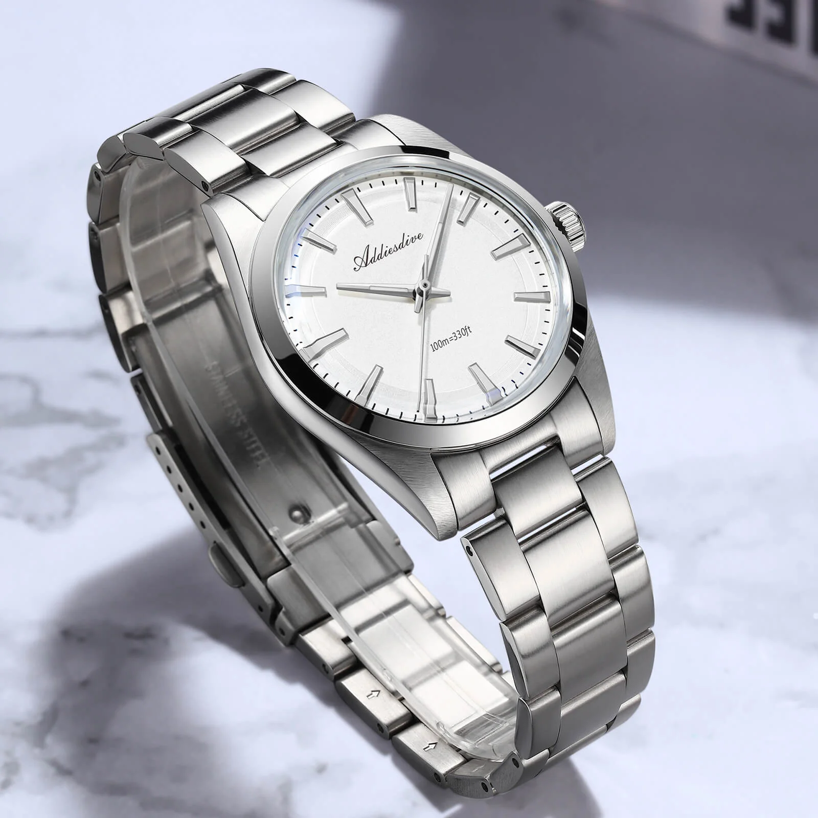 ★Saldi Anniversario★ADDIESDIVE 36mm Orologio al Quarzo di Lusso VH31 AD2066 - Image 6