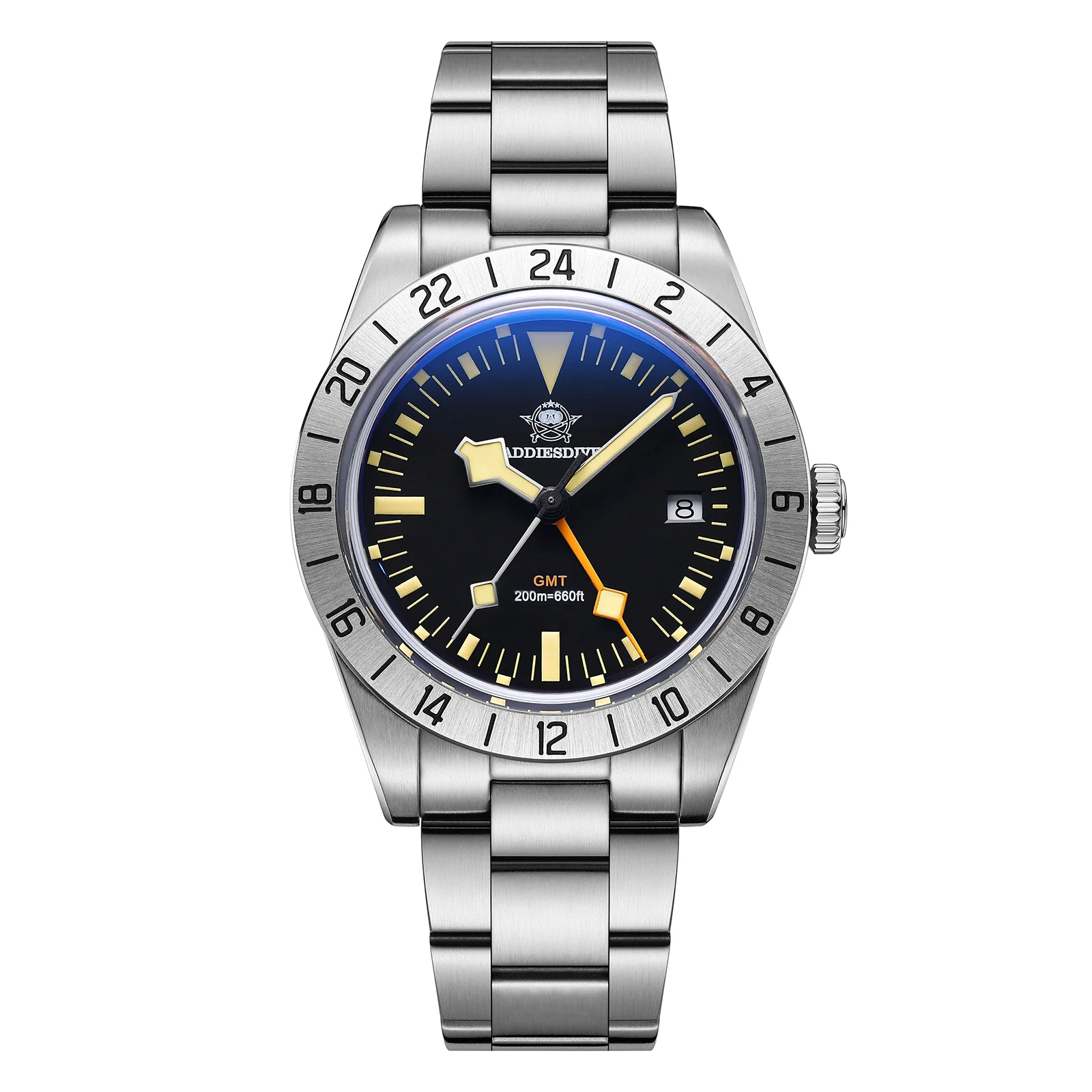 ★Speciale Capodanno★Orologio al quarzo ADDIESDIVE 39mm BB GMT con movimento RONDA515 (AD2035/AD2036) - Image 13