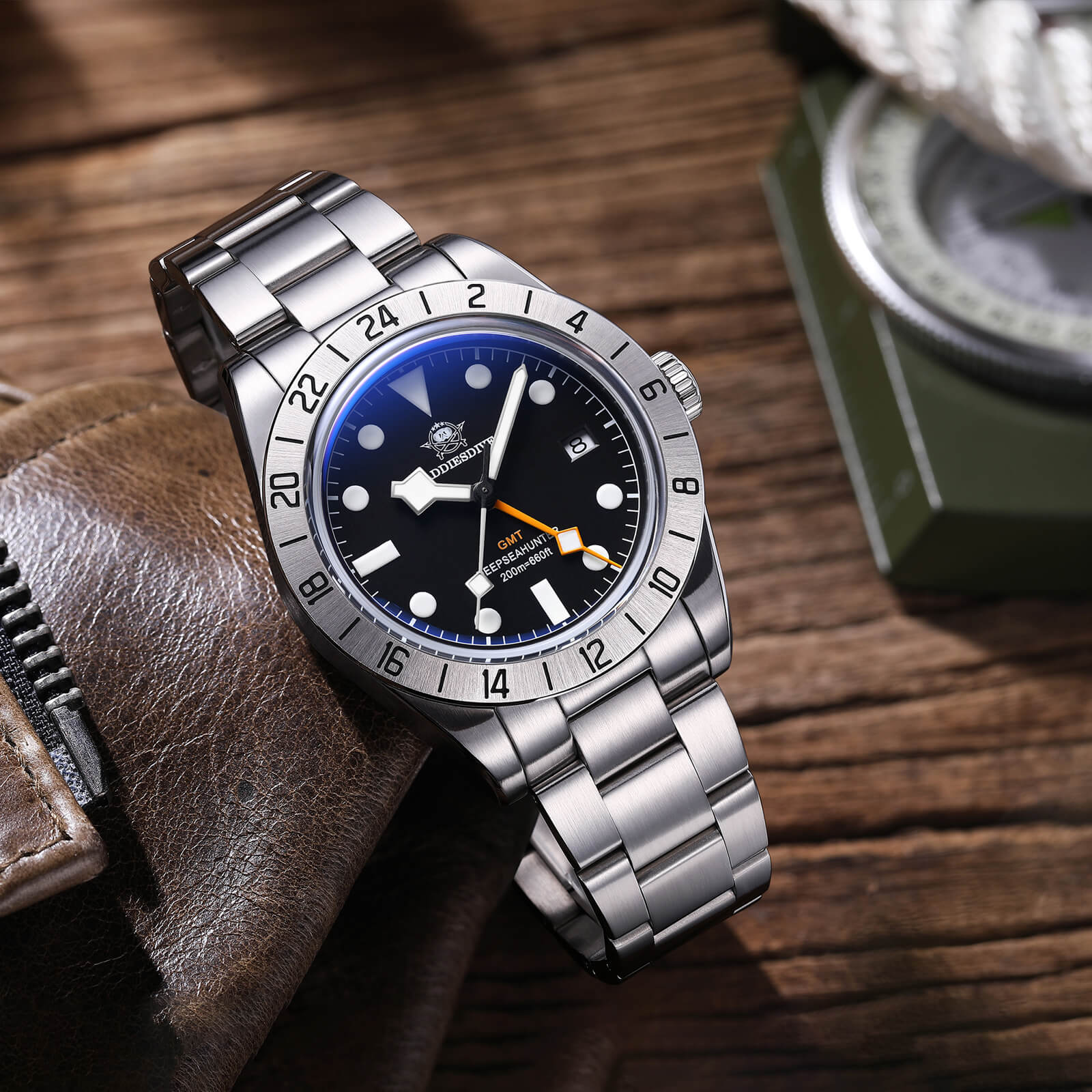 ★Speciale Capodanno★Orologio al quarzo ADDIESDIVE 39mm BB GMT con movimento RONDA515 (AD2035/AD2036) - Image 7