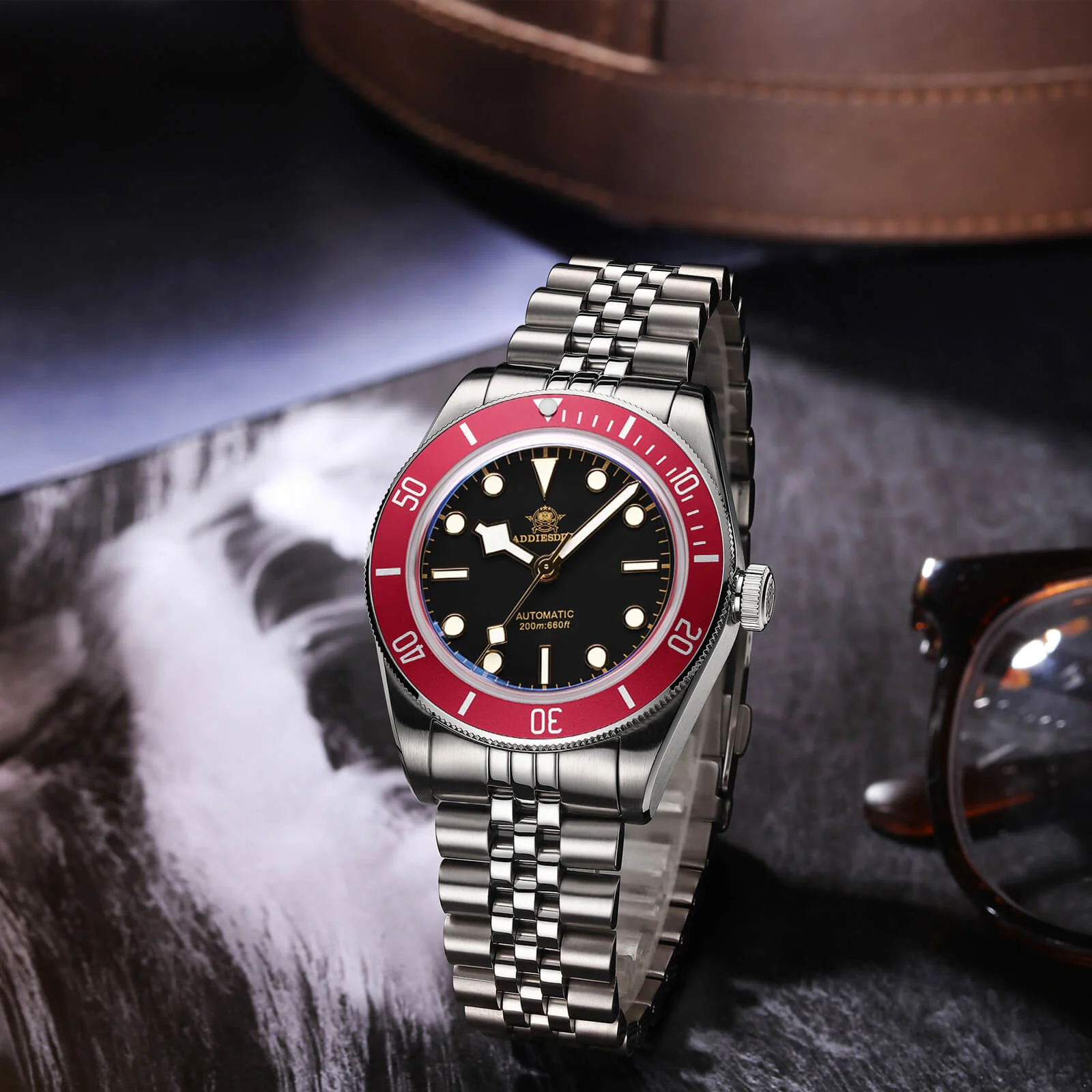 ★Speciale Capodanno★ADDIESDIVE 39mm BB58 Orologio Automatico AD2043 - Image 15
