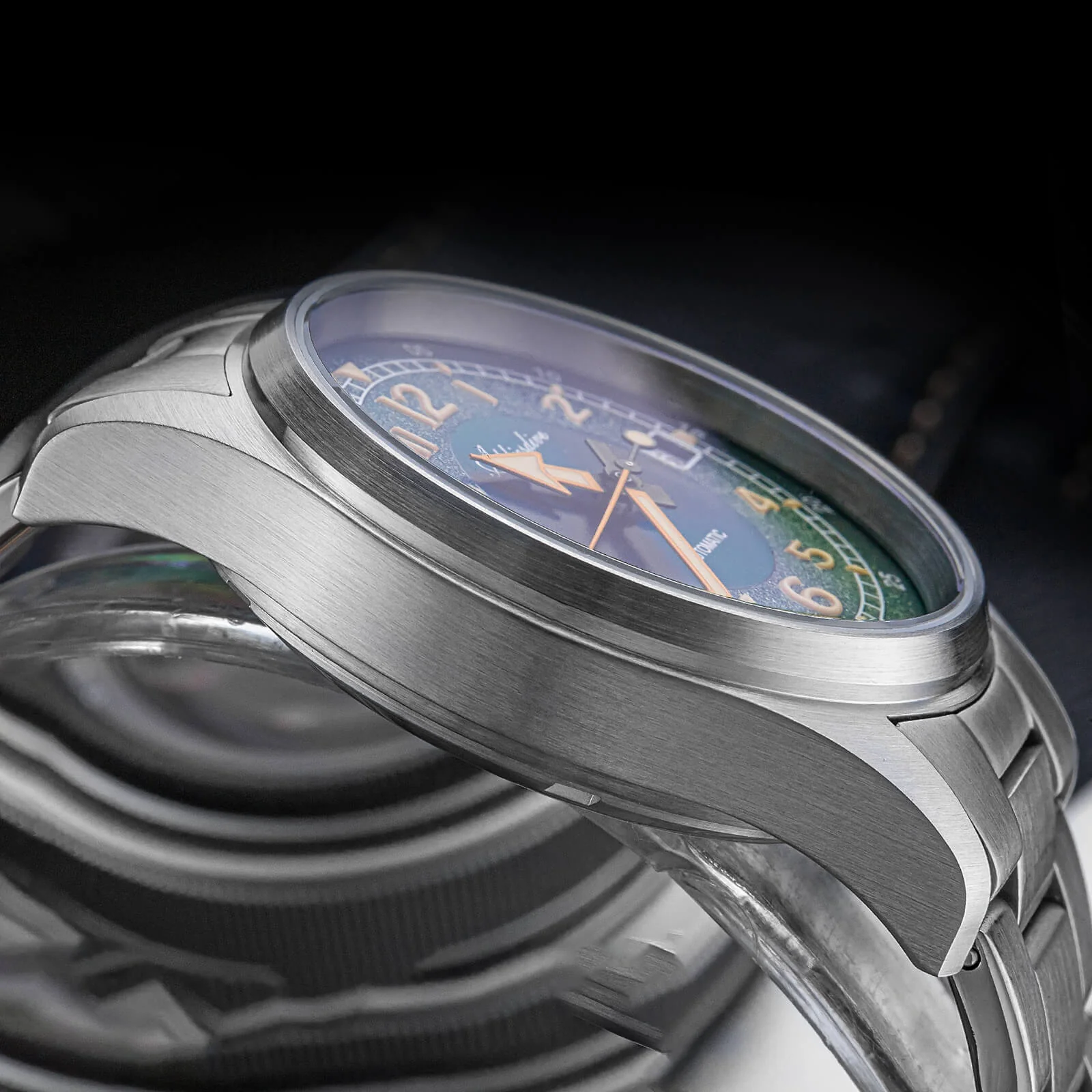 ★Xmas Special Offers★ADDIESDIVE 39mm Explore Orologio Meccanico Retrò da Uomo AD2055 - Image 4