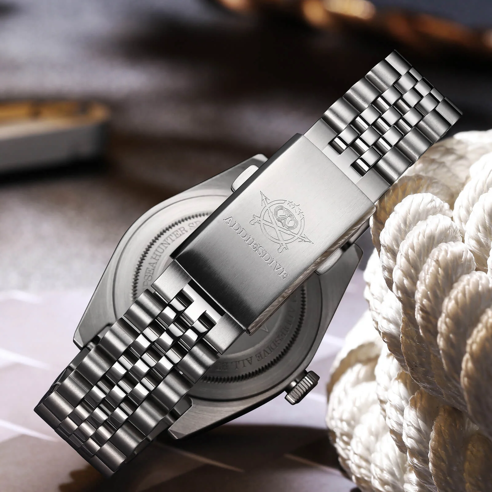 ★Saldi Anniversario★ADDIESDIVE 39mm Orologio al Quarzo BB58 GMT AD2044 - Image 42