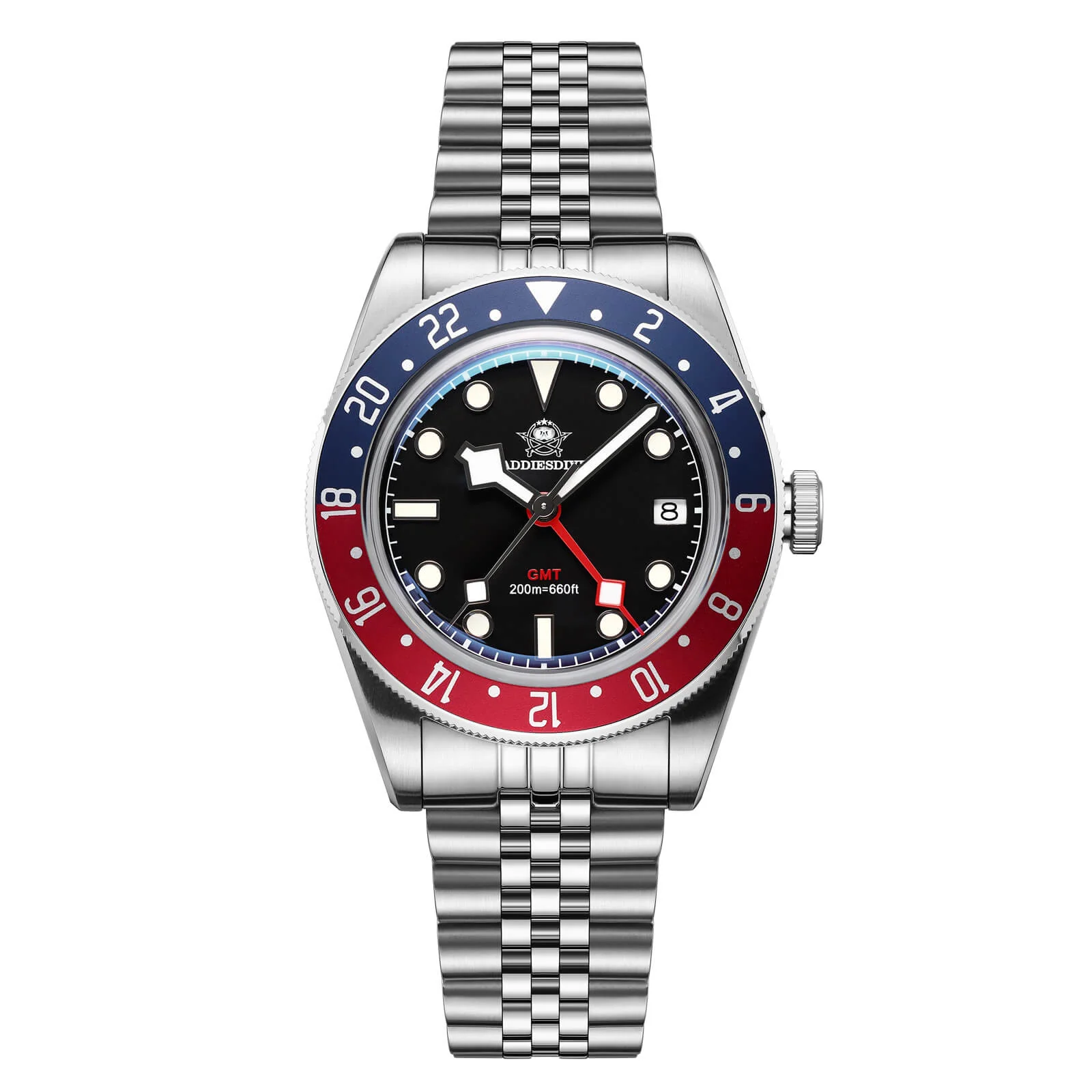 ★Saldi Anniversario★ADDIESDIVE 39mm Orologio al Quarzo BB58 GMT AD2044 - Image 47
