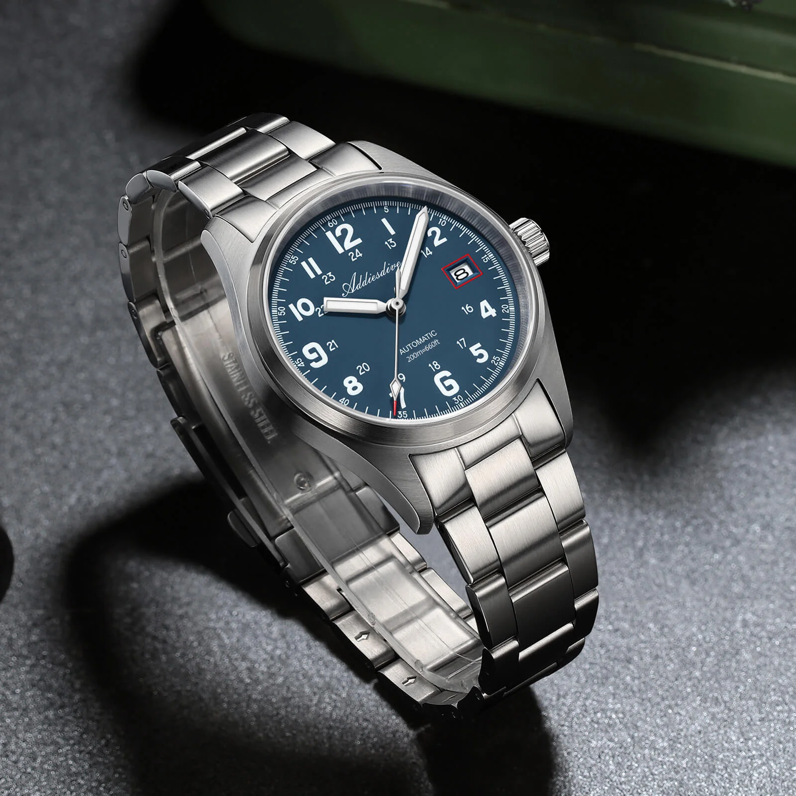 ADDIESDIVE 39mm Orologio Explore NH35 Automatico AD2070 - Image 25