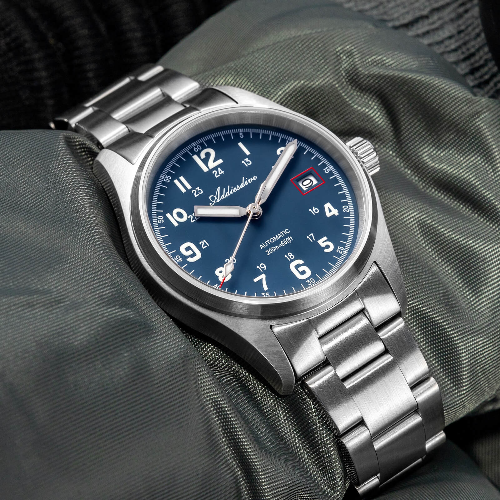 ADDIESDIVE 39mm Orologio Explore NH35 Automatico AD2070 - Image 26