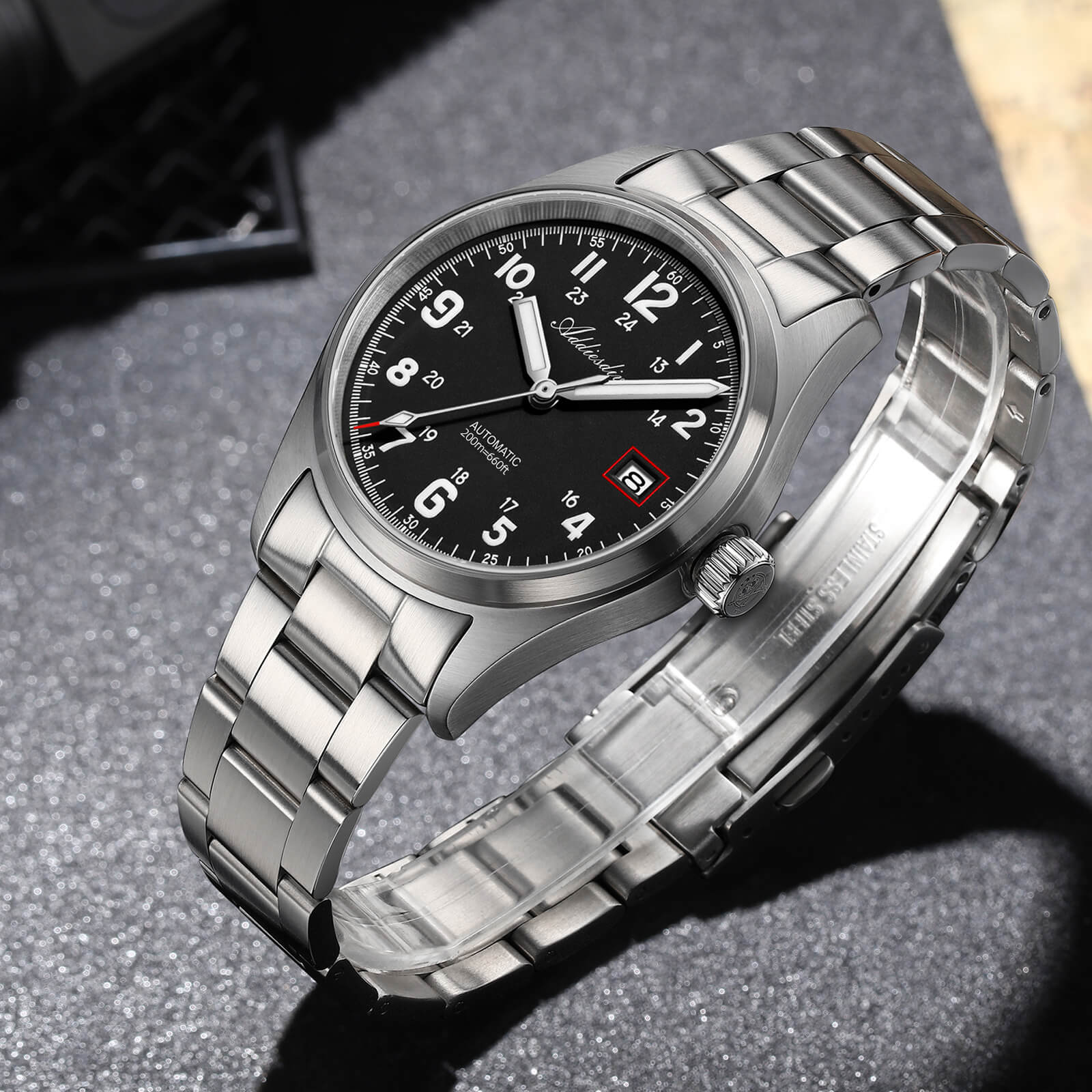 ADDIESDIVE 39mm Orologio Explore NH35 Automatico AD2070 - Image 3