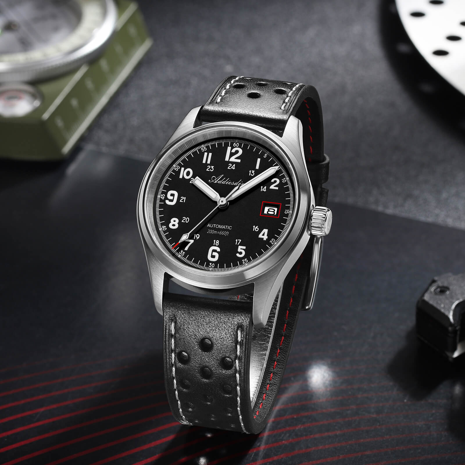 ADDIESDIVE 39mm Orologio Explore NH35 Automatico AD2070 - Image 54