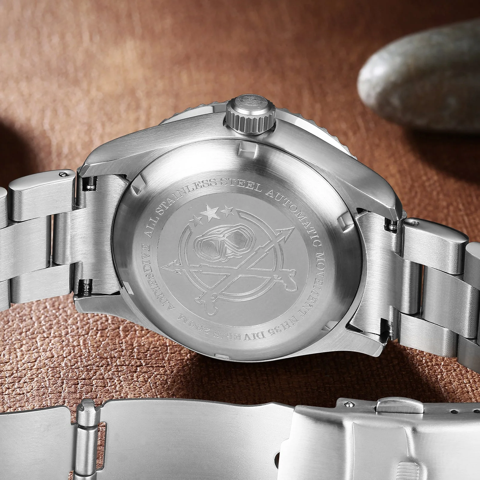 ADDIESDIVE Orologio Subacqueo Pilota Automatico AD2101 - Image 3