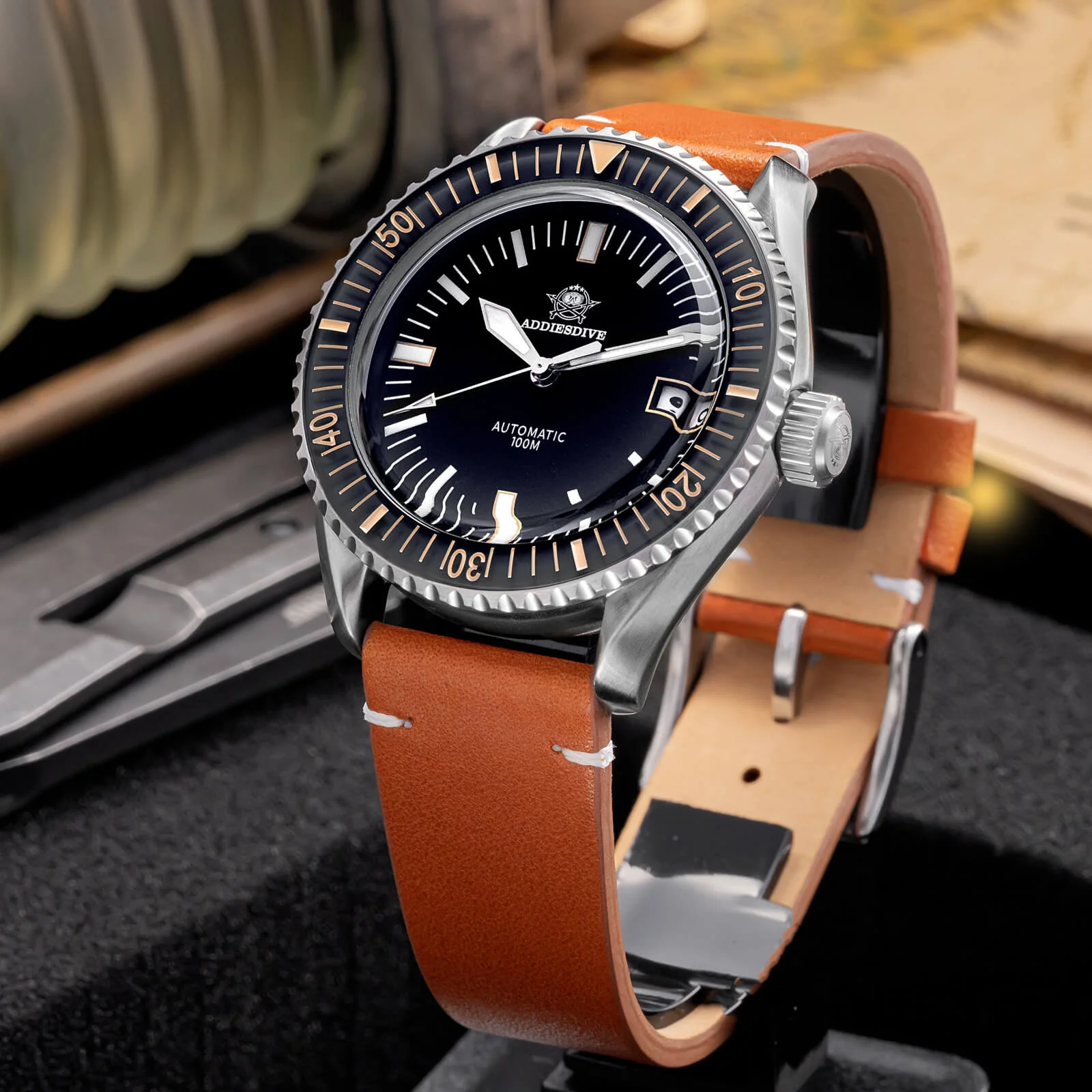 ADDIESDIVE Orologio Subacqueo Automatico Milsub AD2058 - Image 13