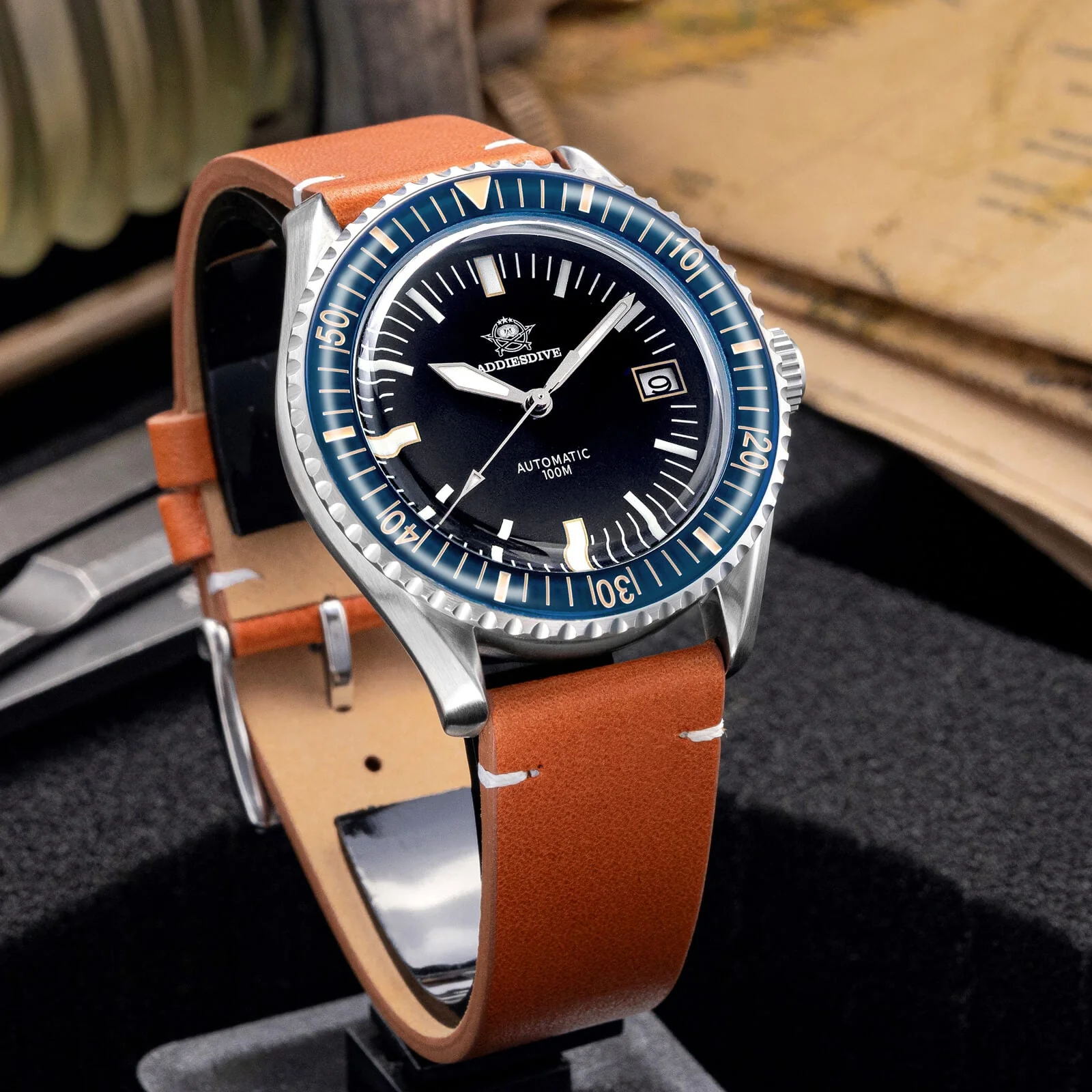 ADDIESDIVE Orologio Subacqueo Automatico Milsub AD2058 - Image 24