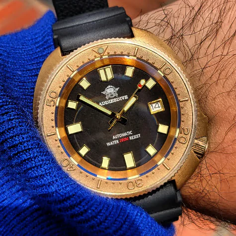 Addiesdive New Bronze AD2104 Orologio Subacqueo - Image 8