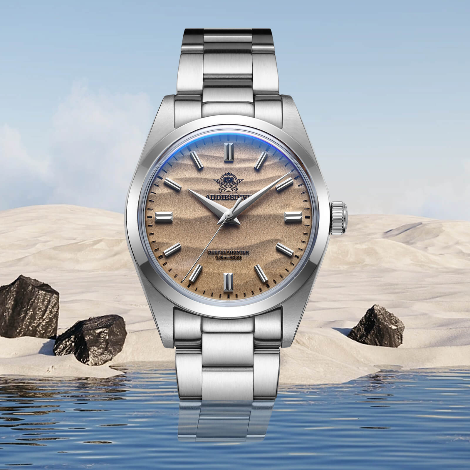 ★Saldi Anniversario★Orologio al quarzo ADDIESDIVE da 36 mm con movimento VH31 AD2030 - Image 5