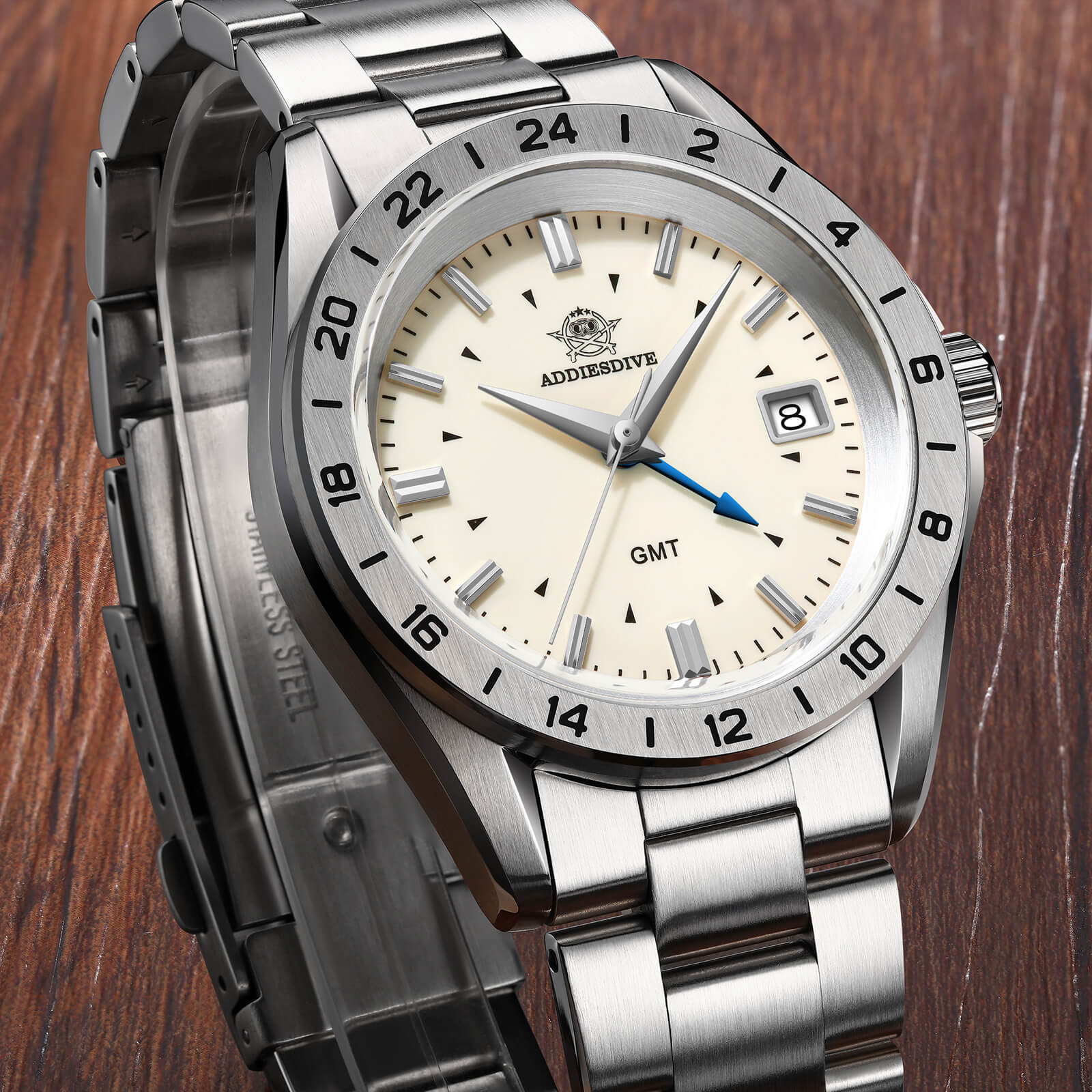 ★Speciale Capodanno★ADDIESDIVE Orologio al Quarzo 38mm GMT AD2063 - Image 7