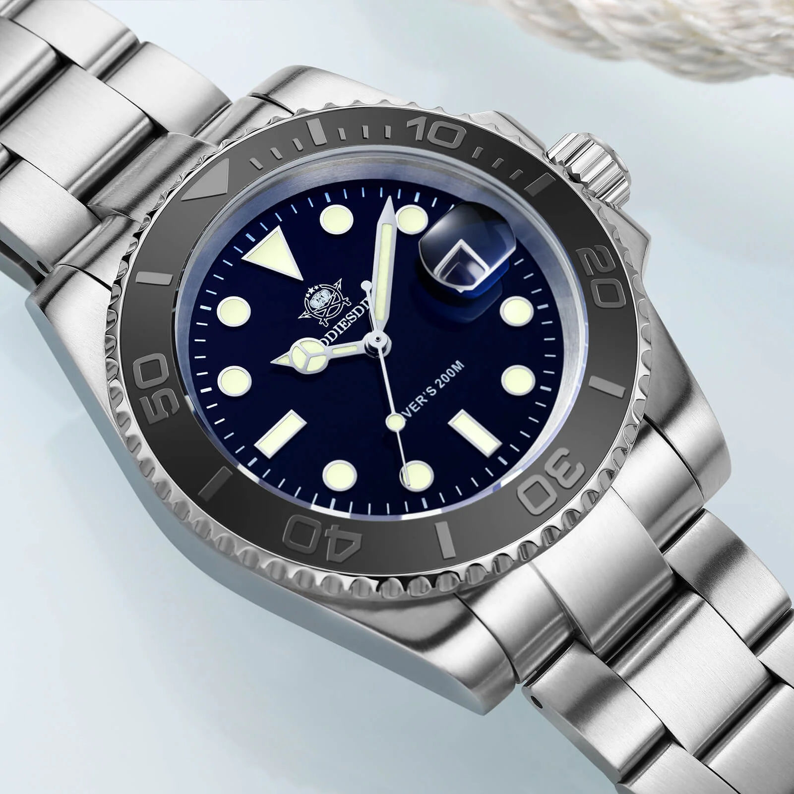 ★Speciali settimanali★Addiesdive Orologio al Quarzo 41mm Diver's 200M (MY-H3C) - Image 9