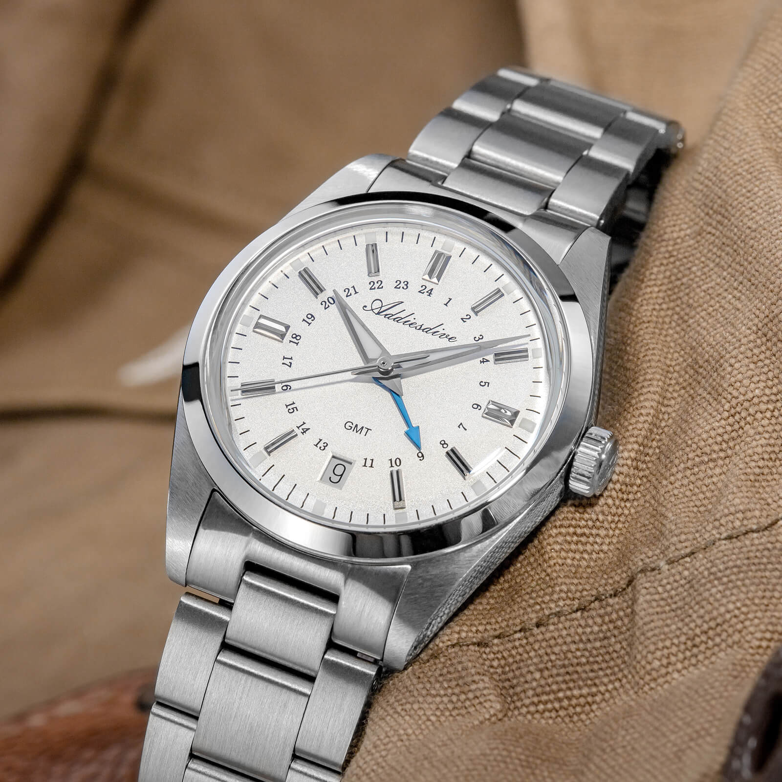 ★Saldi Anniversario★ADDIESDIVE Orologio al Quarzo GMT Elegance Collection AD2065 - Image 15