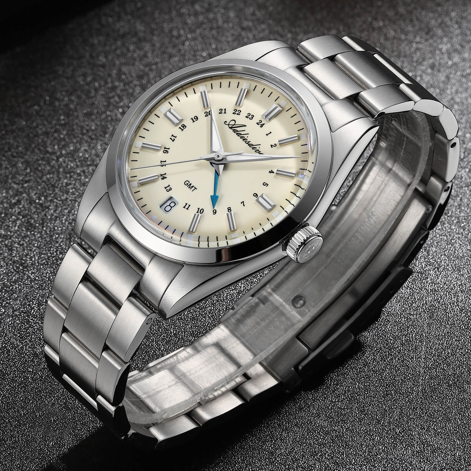 ★Saldi Anniversario★ADDIESDIVE Orologio al Quarzo GMT Elegance Collection AD2065 - Image 3