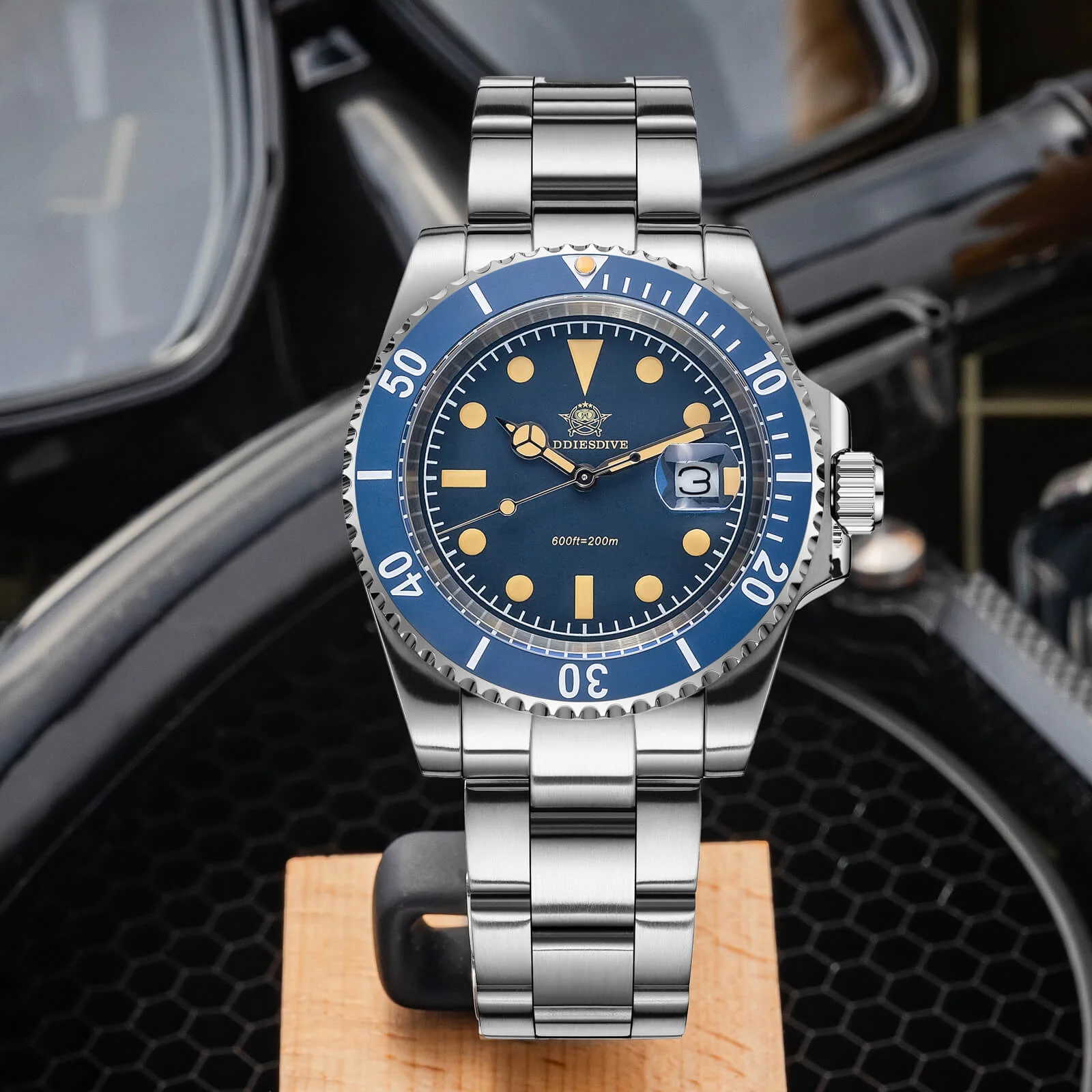 ★Saldi Anniversario★ADDIESDIVE Orologio al Quarzo Retro Sub AD2054 - Image 12