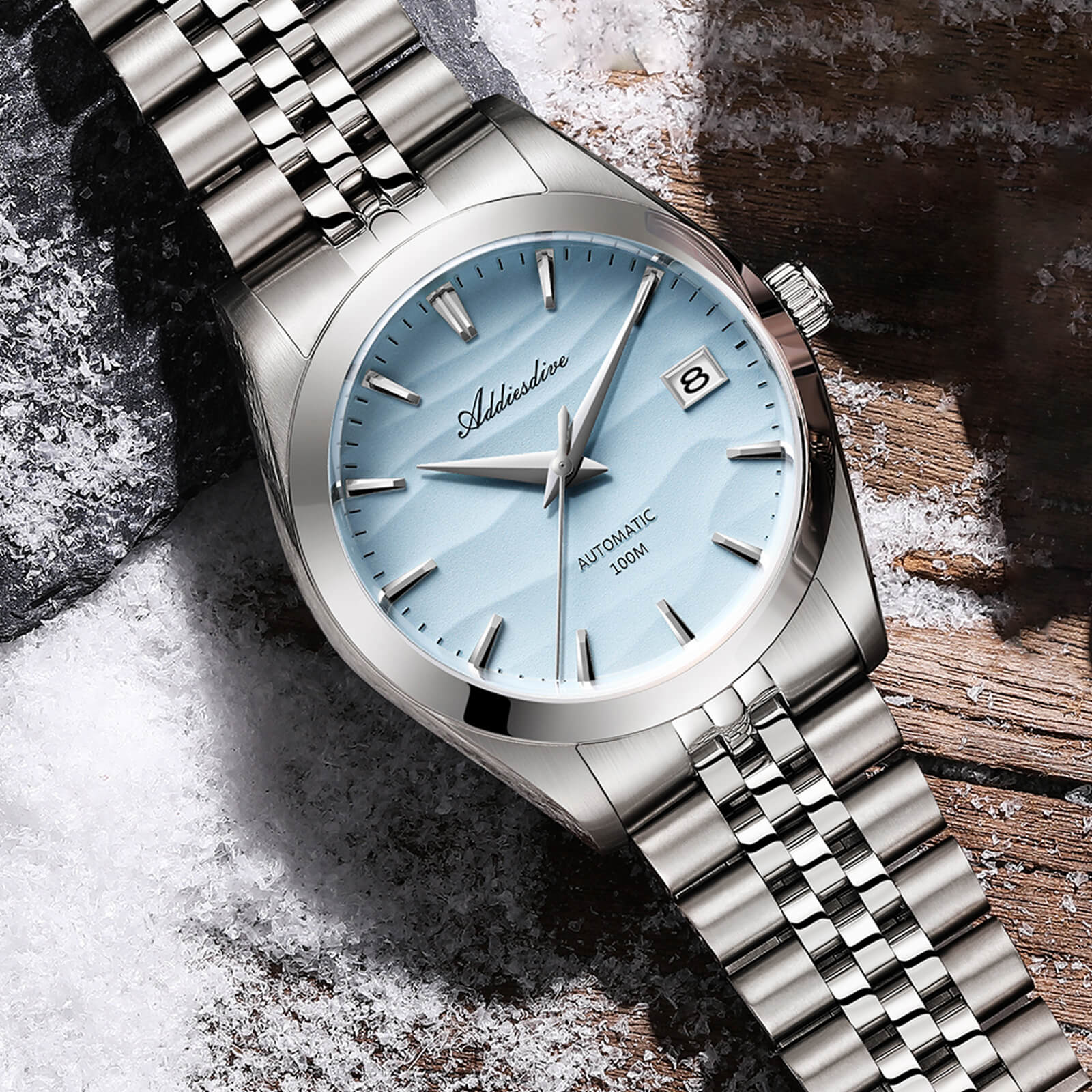 Addiesdive Orologio Meccanico NH35 con Quadrante Sabbia da 39 mm (AD2059) - Image 28
