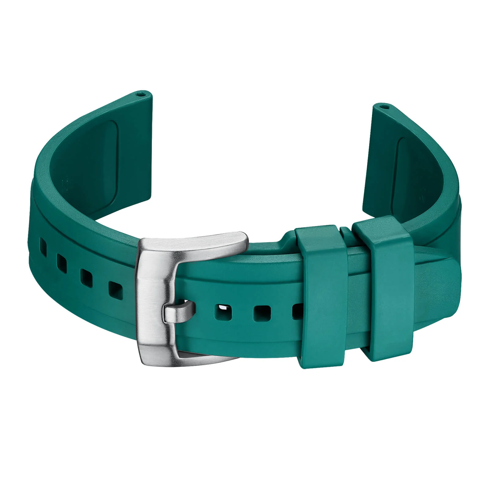 Generic Silicone Watch Strap For Men Dive Watches Quick Release Rubber Band，22mm - Image 5