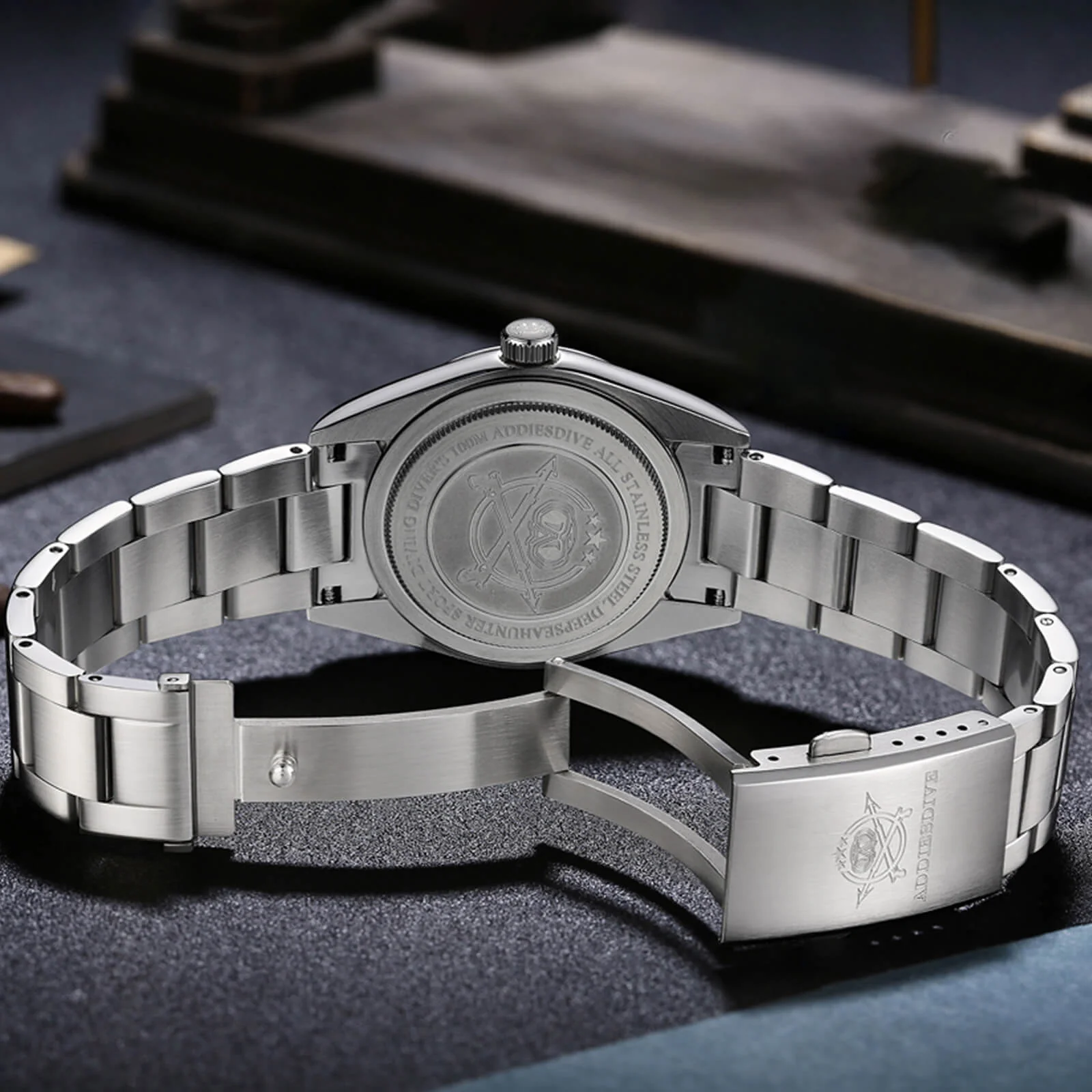 ★Saldi Anniversario★ADDIESDIVE 36mm Orologio al Quarzo di Lusso VH31 AD2066 - Image 24