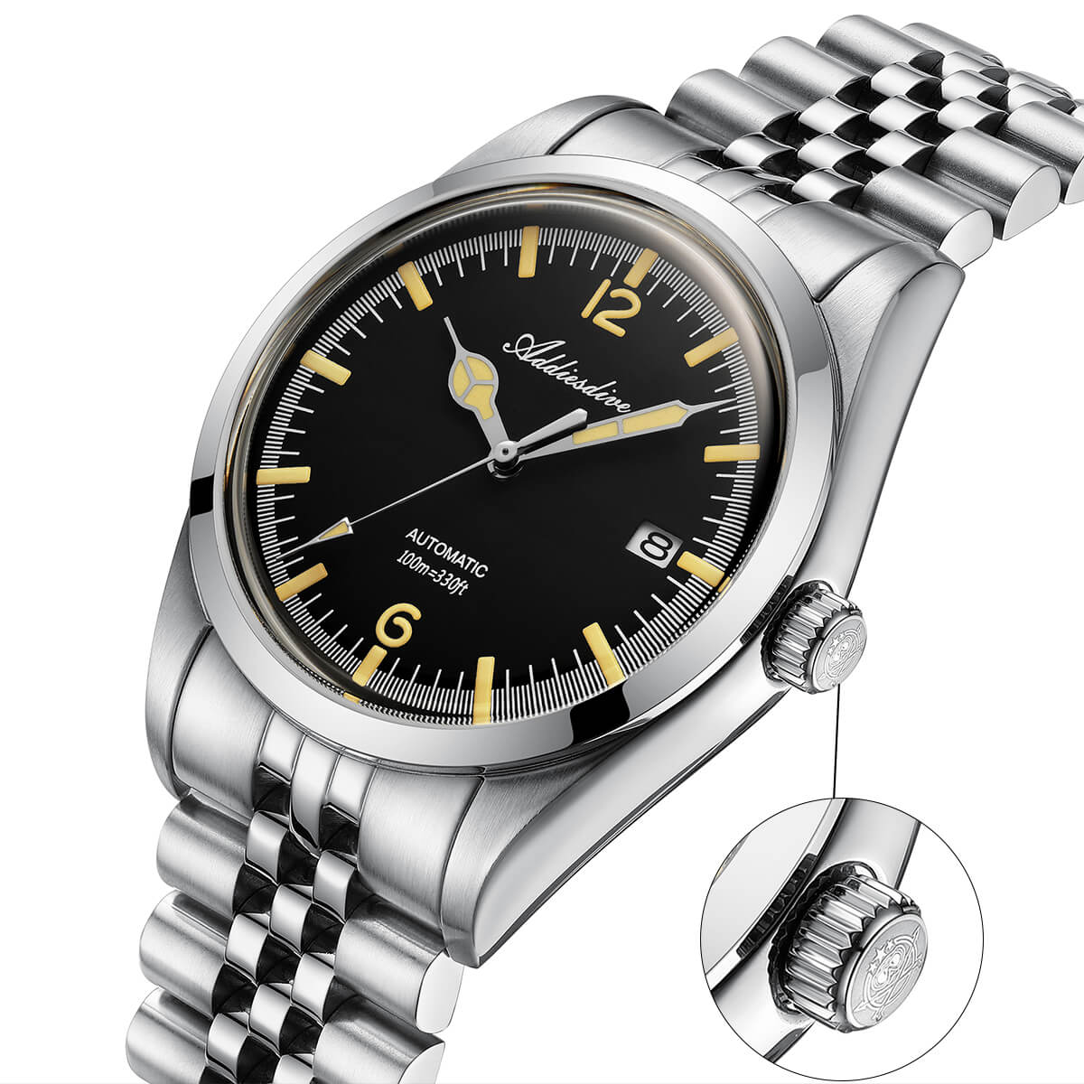 Addiesdive Orologio automatico da 39 mm Diver's 100M NH35 (AD2038) - Image 4