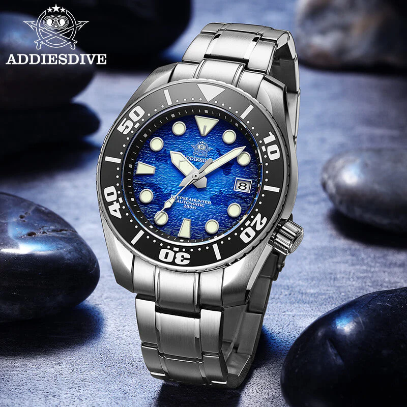 ADDIESDIVE Orologio Subacqueo Automatico 200 Metri Impermeabile AD2117 - Image 5