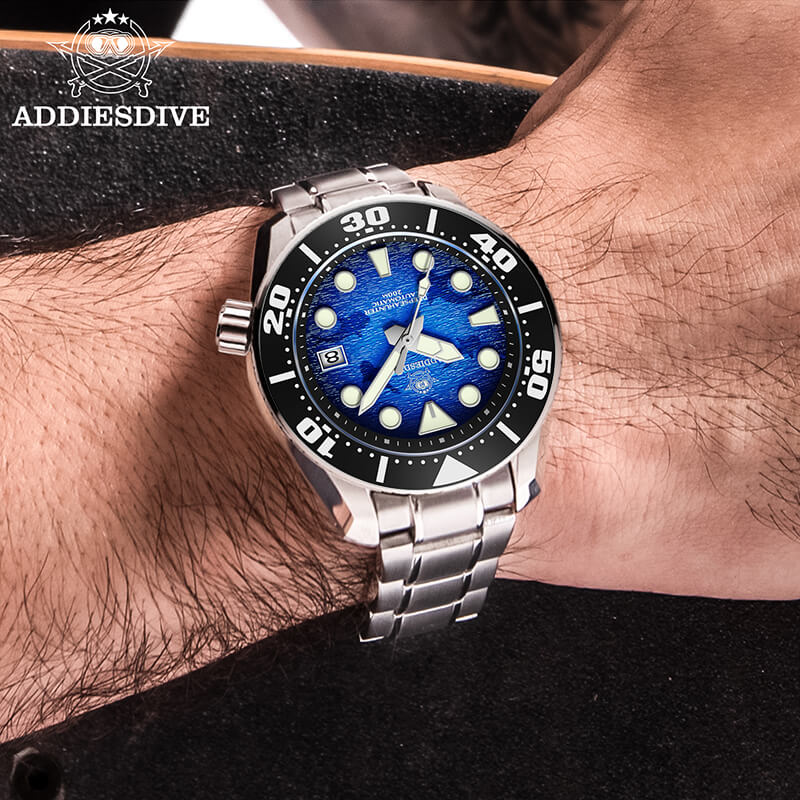ADDIESDIVE Orologio Subacqueo Automatico 200 Metri Impermeabile AD2117 - Image 6