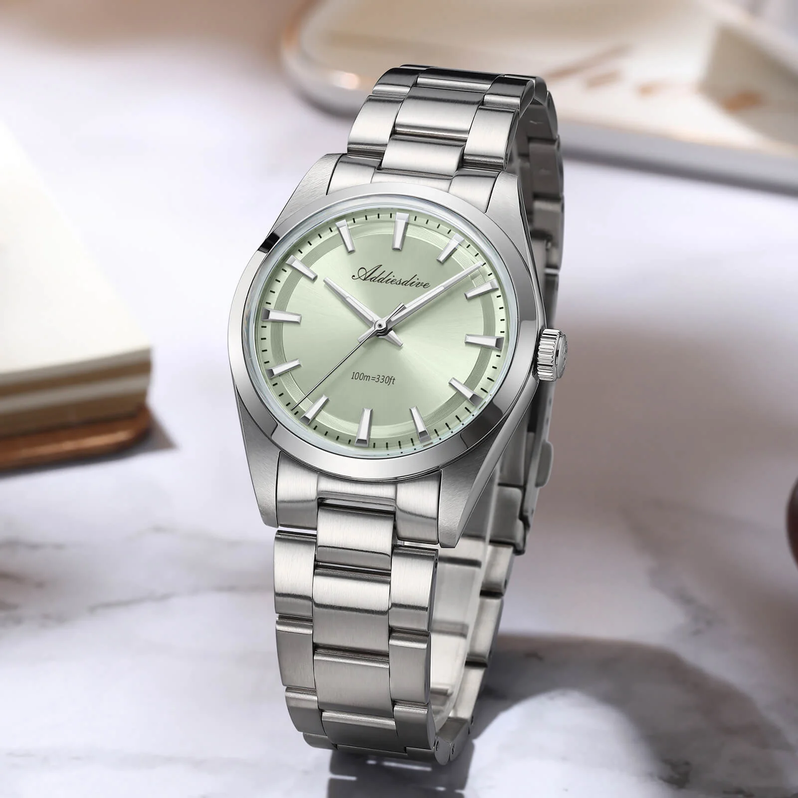 ★Saldi Anniversario★ADDIESDIVE 36mm Orologio al Quarzo di Lusso VH31 AD2066 - Image 17