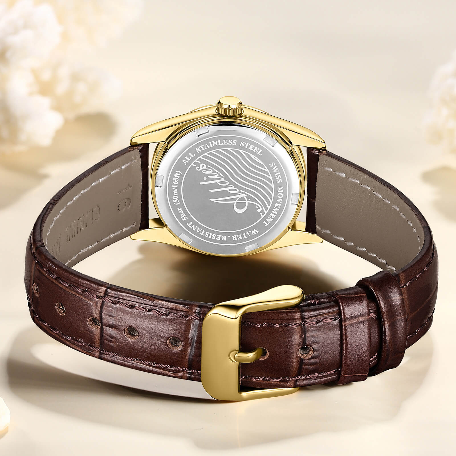 ★Nuovi Arrivi★Orologio da donna Addies da 28 mm con movimento al quarzo di lusso, modello AW25905 - Image 10