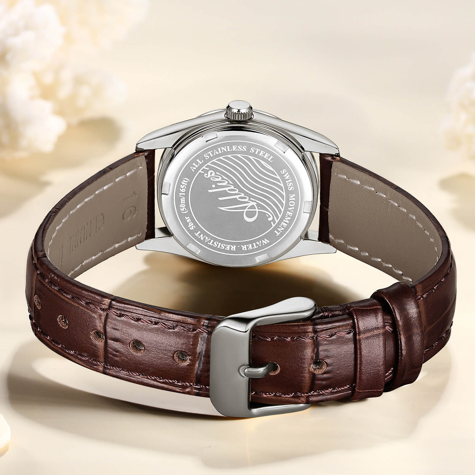 ★Nuovi Arrivi★Orologio da donna Addies da 28 mm con movimento al quarzo di lusso, modello AW25905 - Image 21