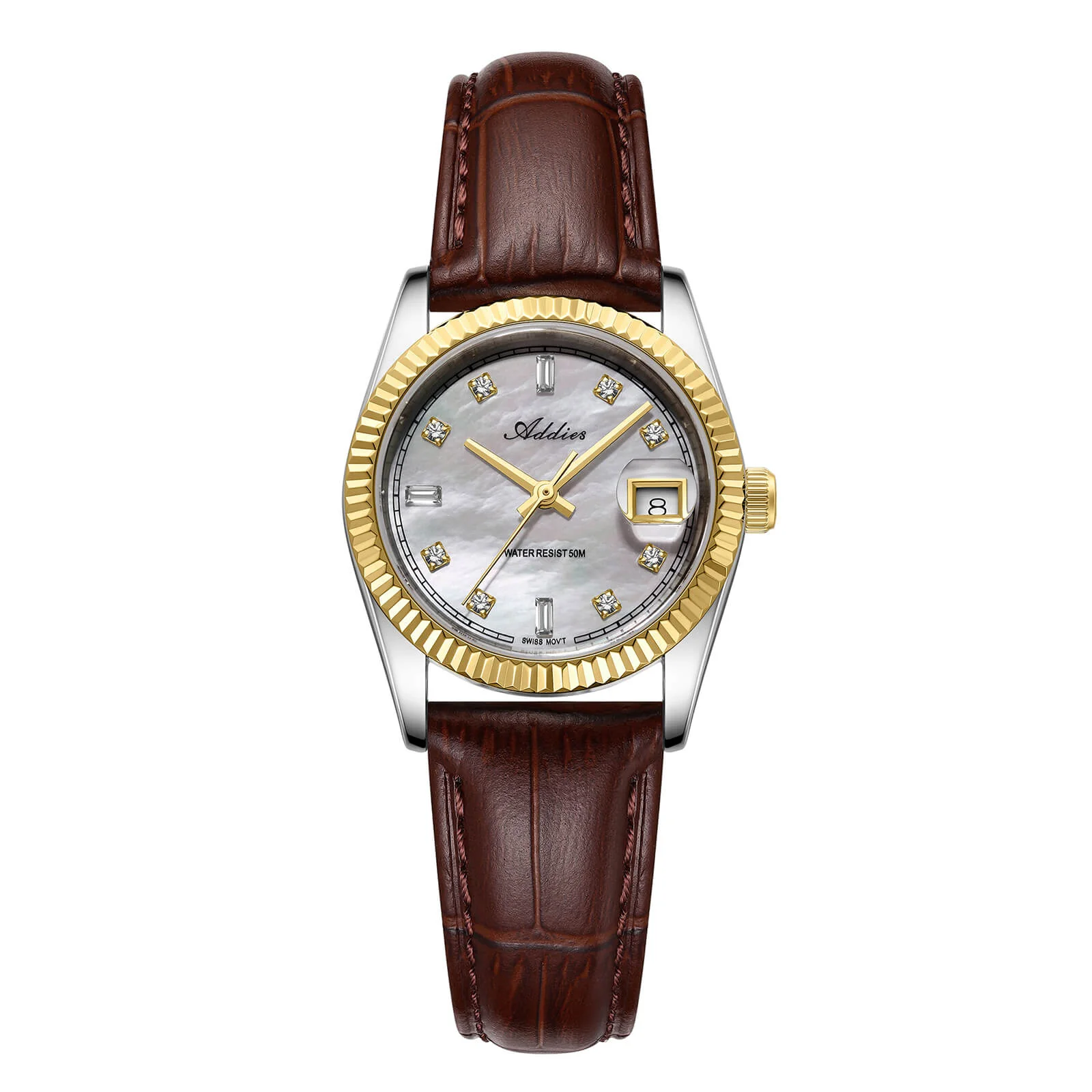 ★Nuovi Arrivi★Orologio da donna Addies da 28 mm con movimento al quarzo di lusso, modello AW25905 - Image 5