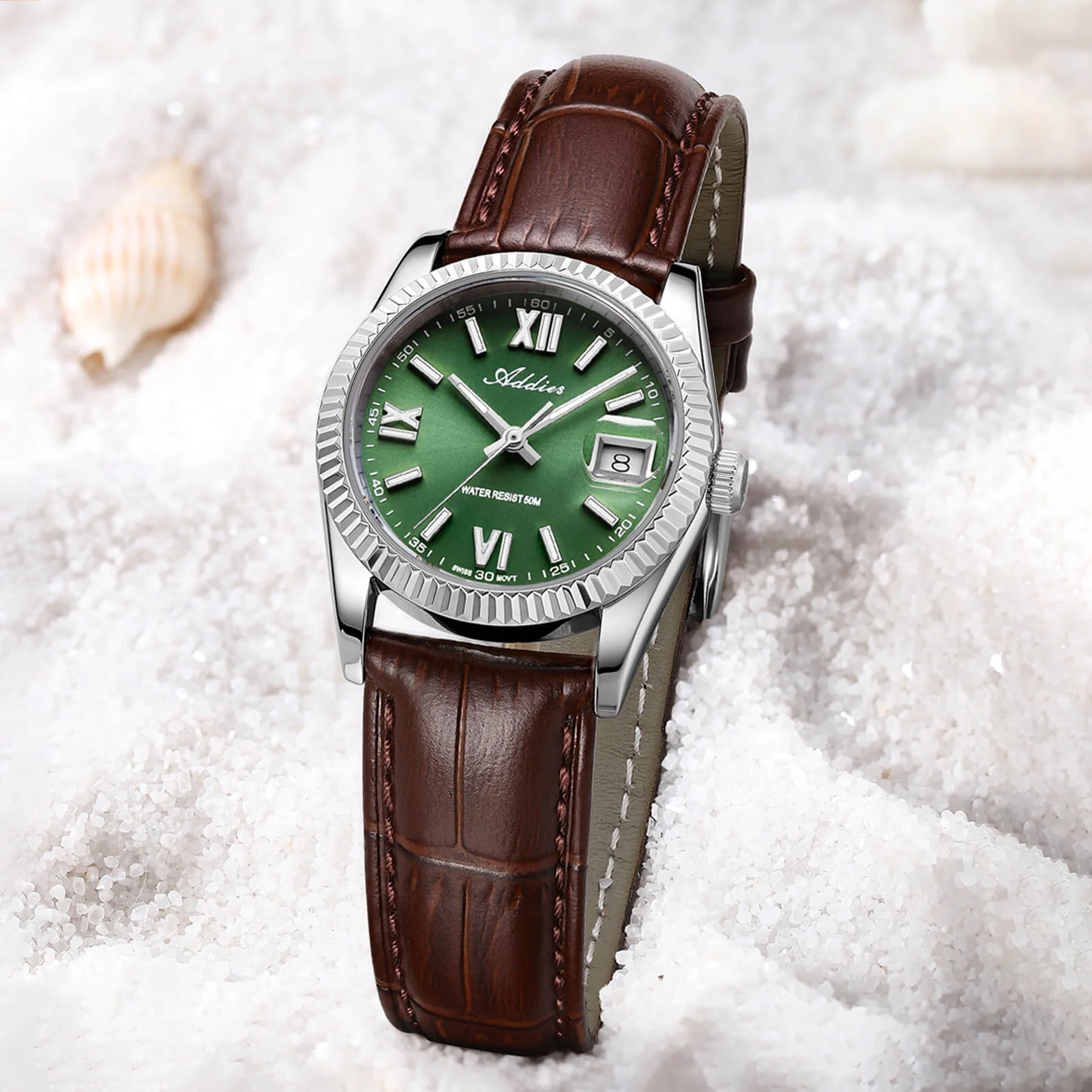 ★Nuovi Arrivi★Orologio da donna di lusso Addies da 28 mm con movimento al quarzo AW25901 - Image 20