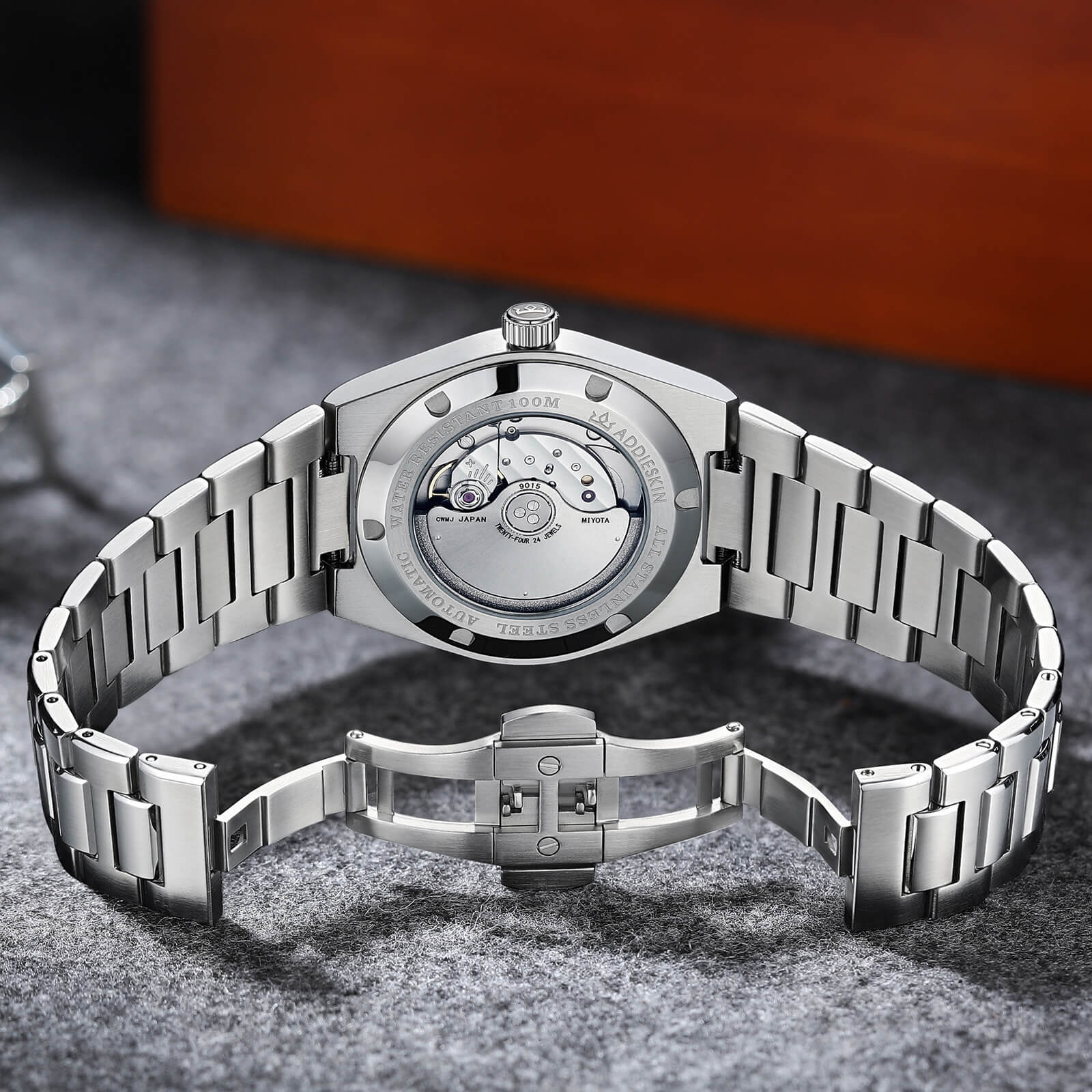 Orologio da uomo ADDIESKIN K004 "Waffle Elegance" automatico 9015 - Image 10