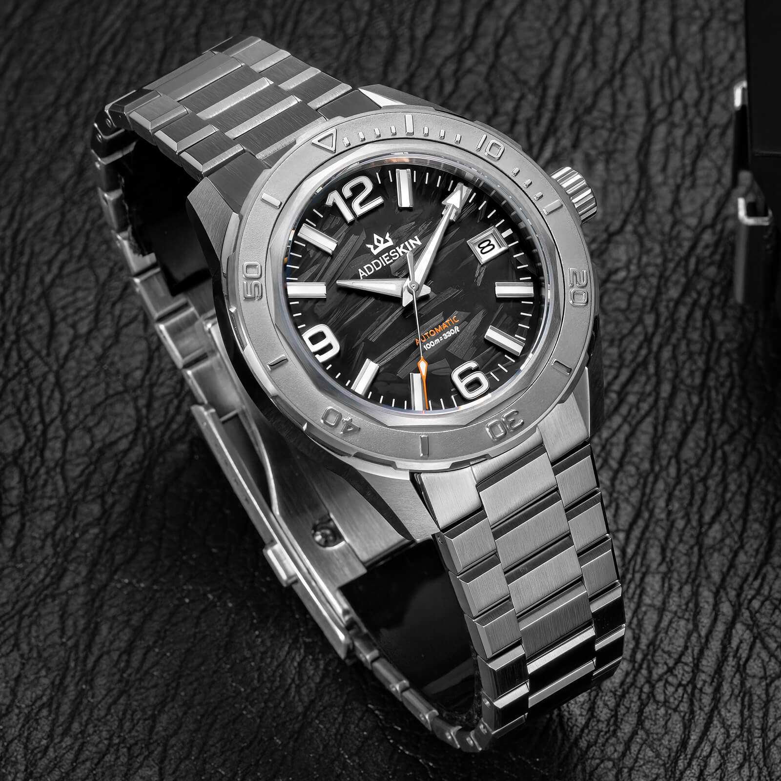 Orologio da uomo automatico AddiesKIN K007 “Carbon Luxe” con movimento 9015 - Image 9